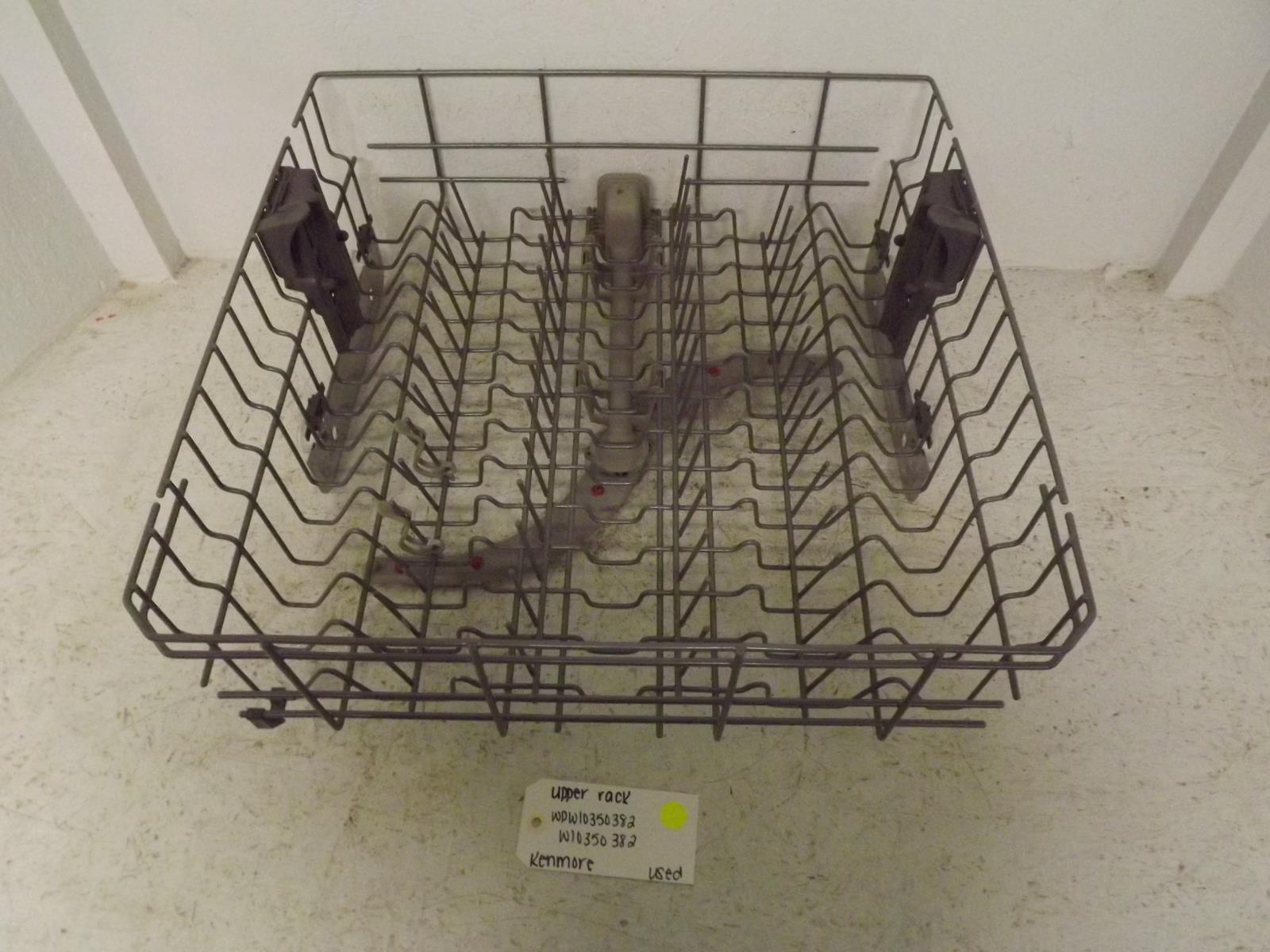 Kenmore Dishwasher WPW10350382 W10350382 Upper Rack Used Kenmore Dishwasher WPW10350382 W10350382 Upper Rack Used